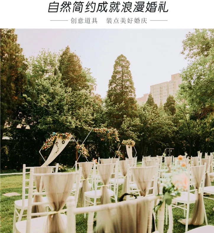 

Hexagonal arch wedding diamond wrought Arch Party Decoration Background Wedding Props Single Arch Flower Outdoor arch