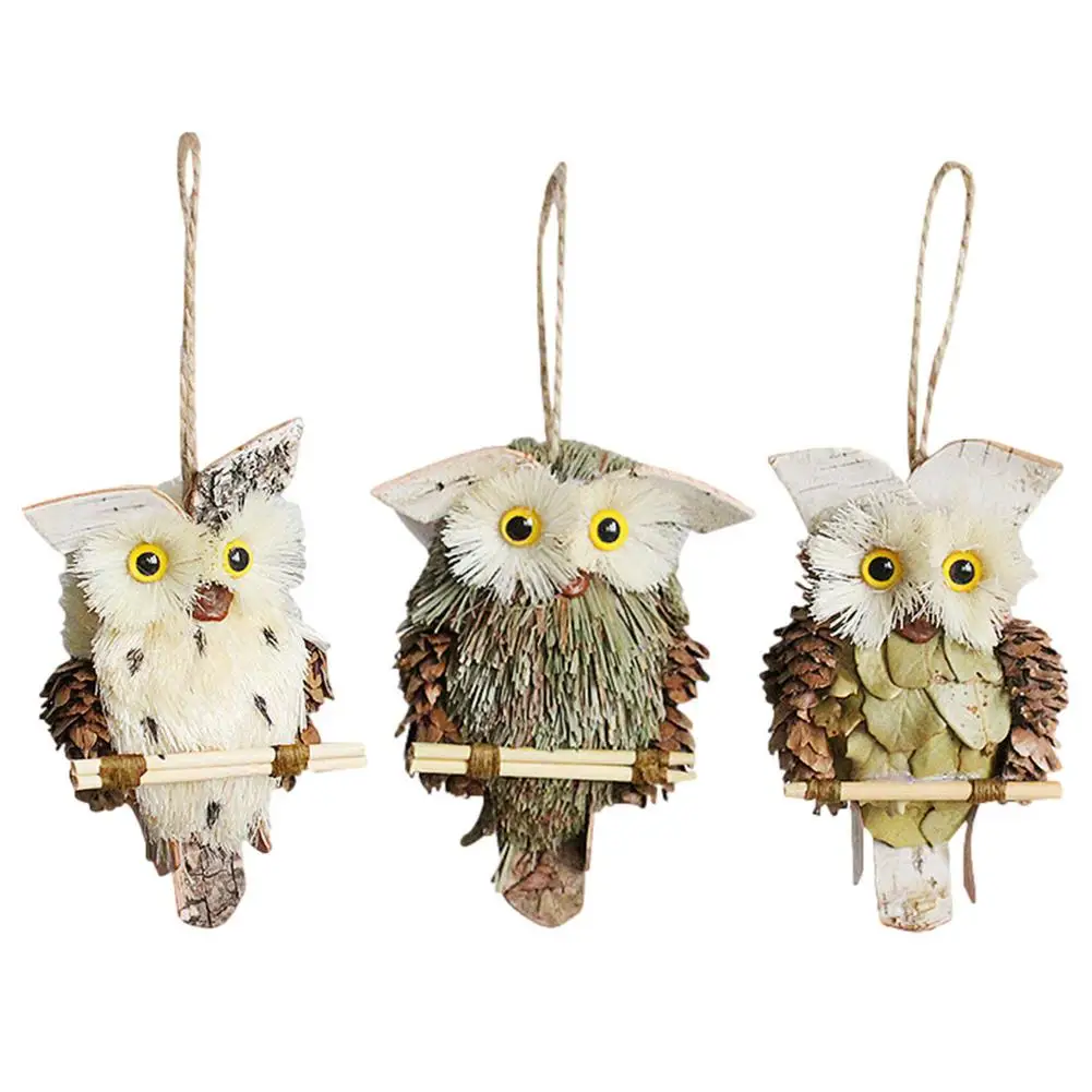 

Owl Pendant Xmas Tree Hanging Ornamnet Christmas Garden Home Decoration