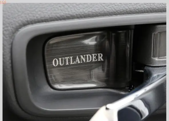 

Для Mitsubishi Outlander 2013-2019 Внутренняя крышка автомобильной двери из нержавеющей стали декоративная накладка Защита от царапин автомобильные акс...