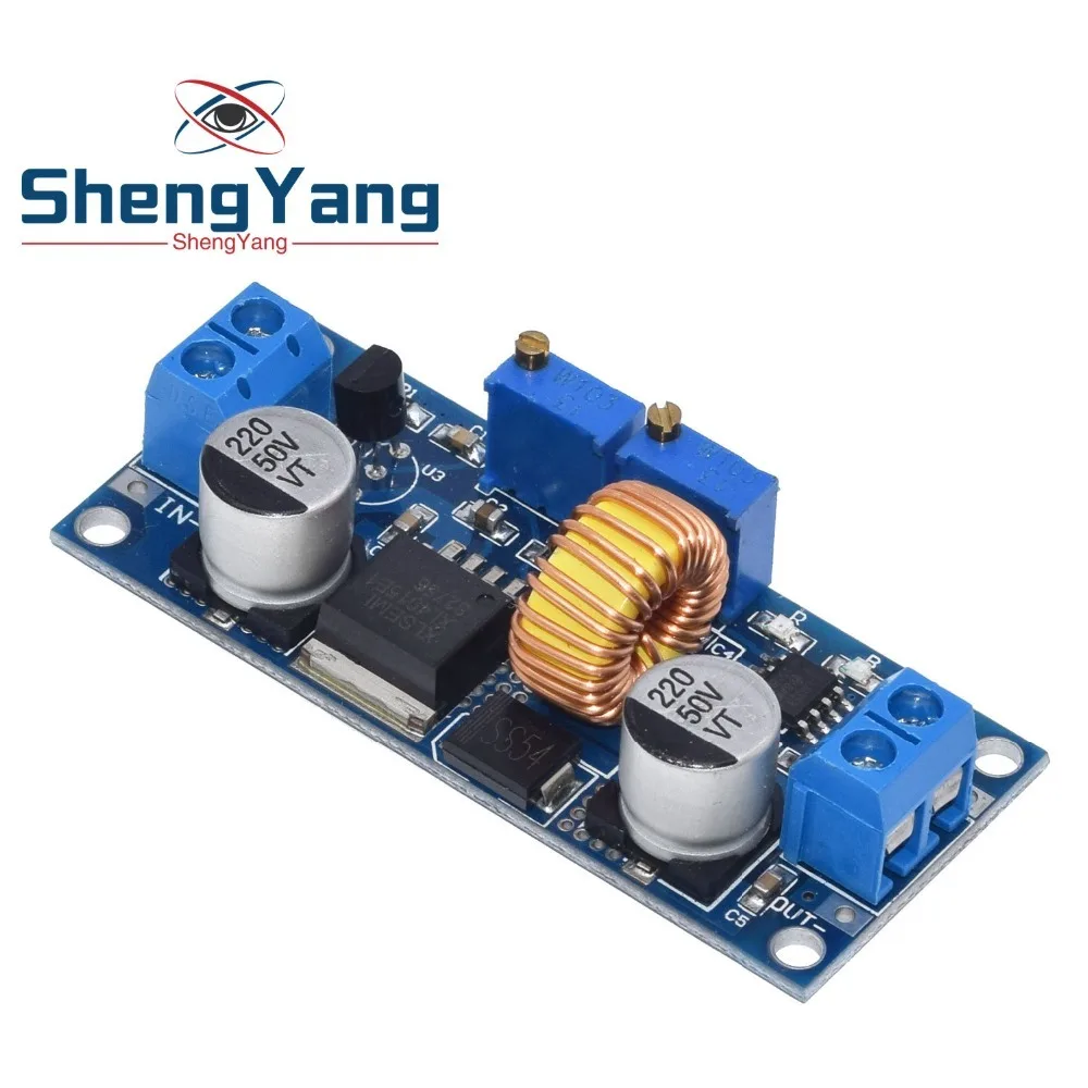 ShengYang 5A DC В DC CC CV литиевая батарея понижающая зарядная плата светодиодный преобразователь питания литиевое зарядное устройство понижающий модуль XL4015