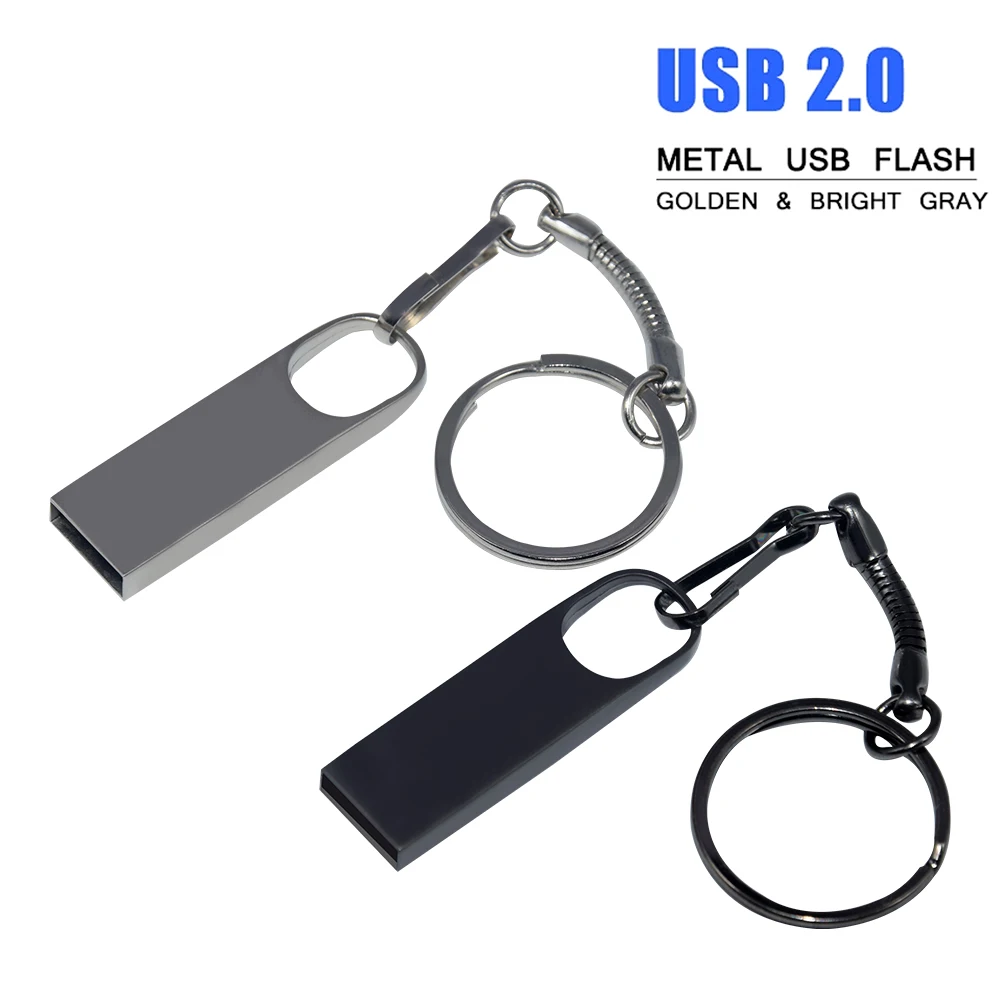 

metal USB Flash Drive Metal Pendrive High Speed 64GB 32GB 16GB 4GB Memory Stick pen Drive Real Capacity USB Flash mini U disk