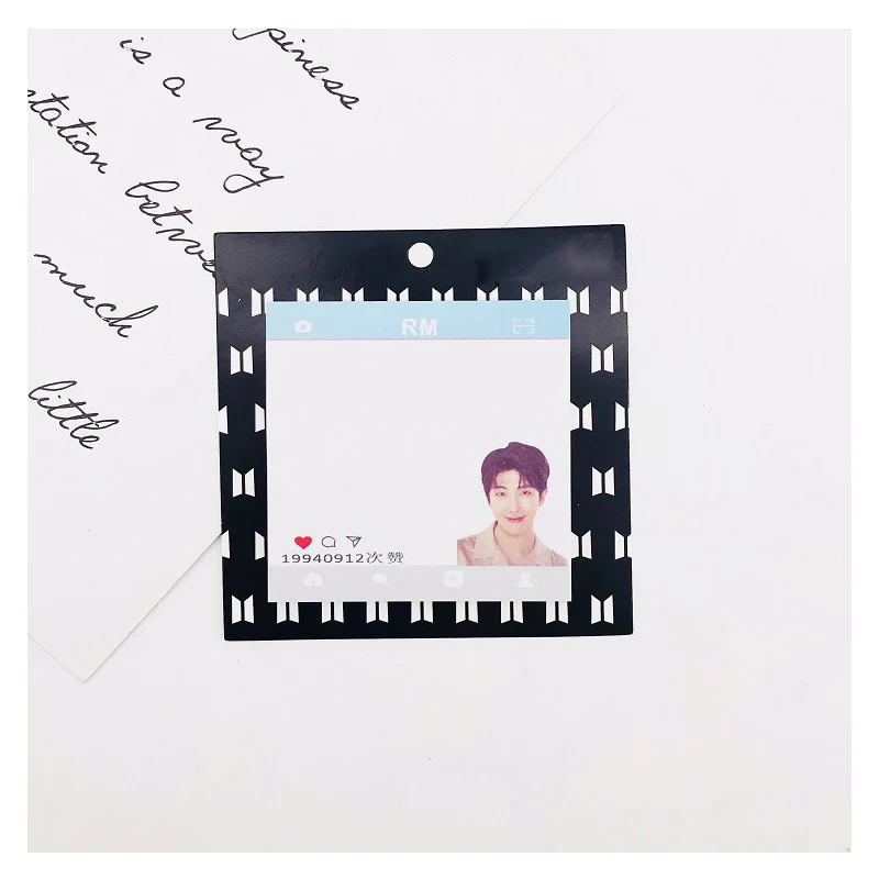 RM 30 шт. Kpop Note стикер s мода альбом возврат стикер фото стикер pegatinas Примечание счет Kpop Bangtan стикер s - Цвет: RM