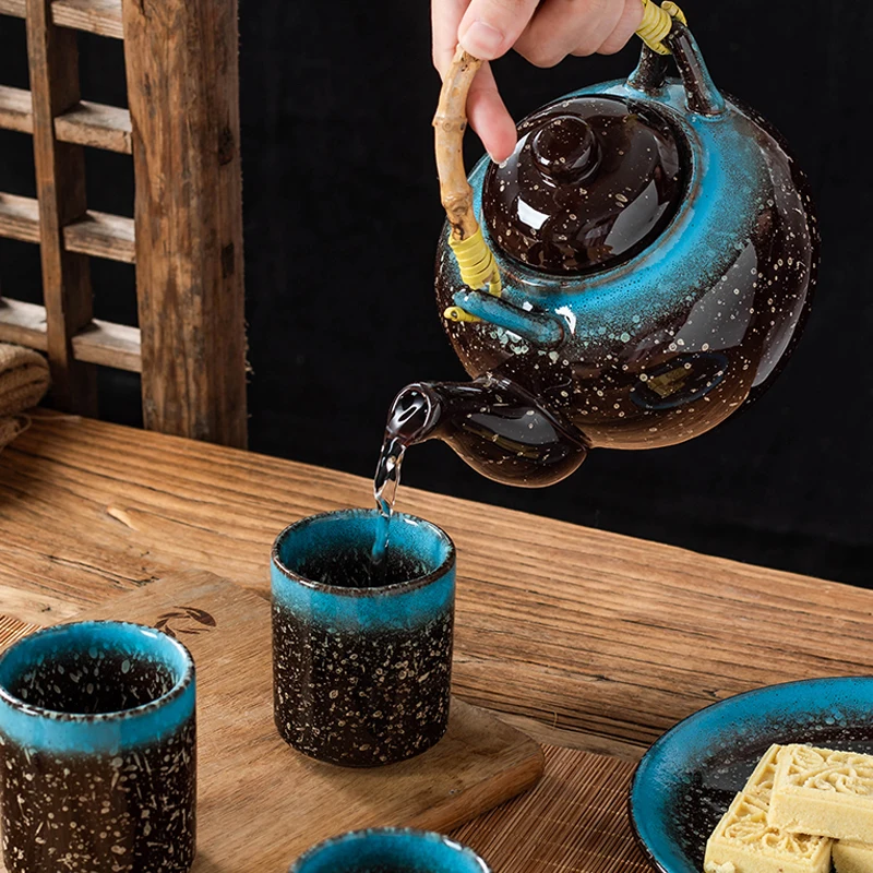 120 мл японская Ретро керамическая чашка ручной росписи фарфоровая кунг фу