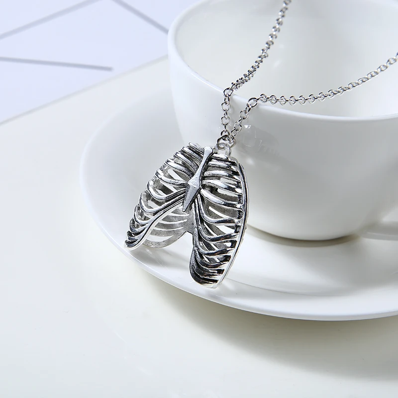 Цепочка с подвеской в виде кости для груди мужчин и женщин|Ожерелья подвеской| |