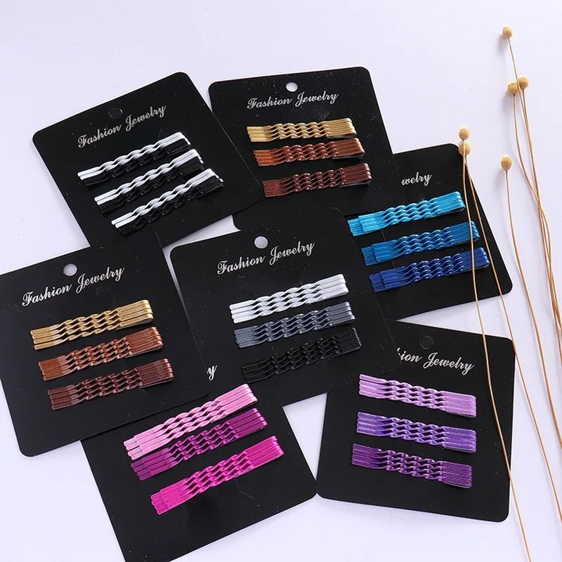 24 шт/карты Модные цветные пряди для девушка шпилька женщин невесты Свадебные DIY