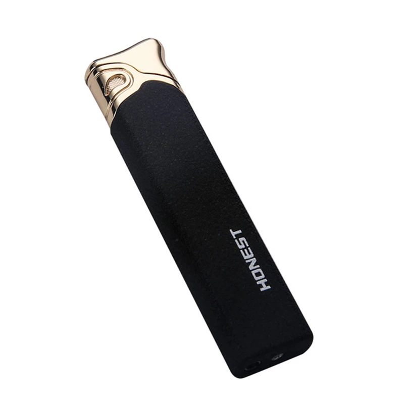 

Ultra-thin Portable Gas Lighter Metal Lighters Inflatable Windproof Lighter Refillable Cigarette Lighter Cigar Butane Lighters