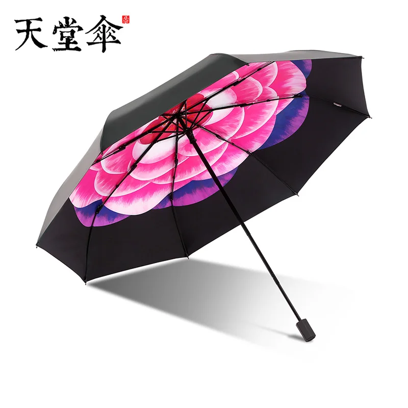 

Folding Outdoor Umbrella Women Fashion Large Uv Protection Windproof Umbrella Adult Guarda Chuva Household Merchandises BD50UU