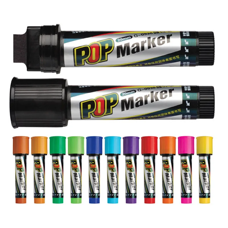 LifeMaster Genvana Pop маркер 20 мм на спиртовой основе чернила на все, что угодно/дизайн плаката быстросохнущие водонепроницаемые чернила G-0930