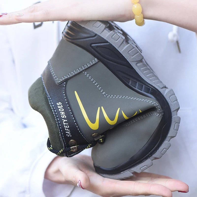 Защитные рабочие ботинки SUADEX для мужчин водонепроницаемая защитная обувь до