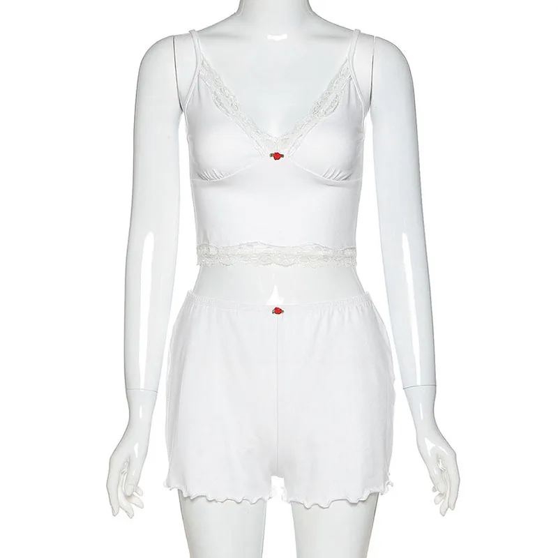 Летние женские пижамные комплекты розового цвета. Милый женский комплект из 2