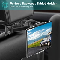 car headrest mount stretchable car backseat seat mounttablet headrest holder universal 360%c2%b0 rotating adjustable for all 4 10 6
