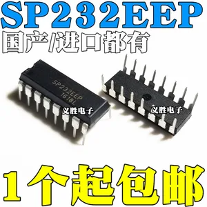 New and original SP232EEP DIP16 MAX232EPE Replace all MAX232CPE/EPE transceiver, transceiver chip