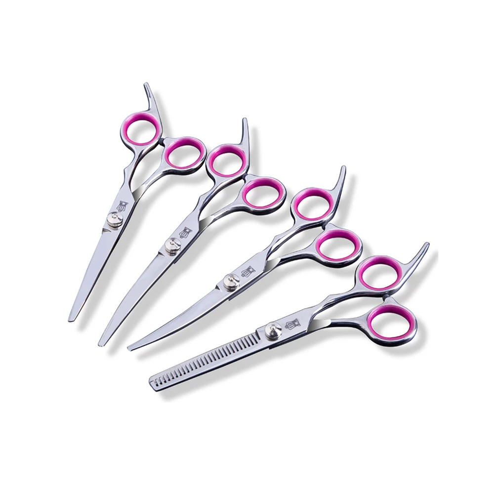Ножницы для груминга собак из нержавеющей стали изогнутые ножницы с острыми