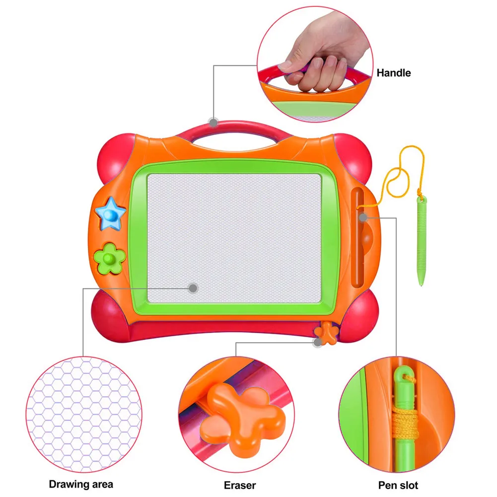 Children Magnetic Drawing Doodle Writing Board Color Painting Graffiti Sketching Pad Toys Early Education BM8 | Игрушки и хобби