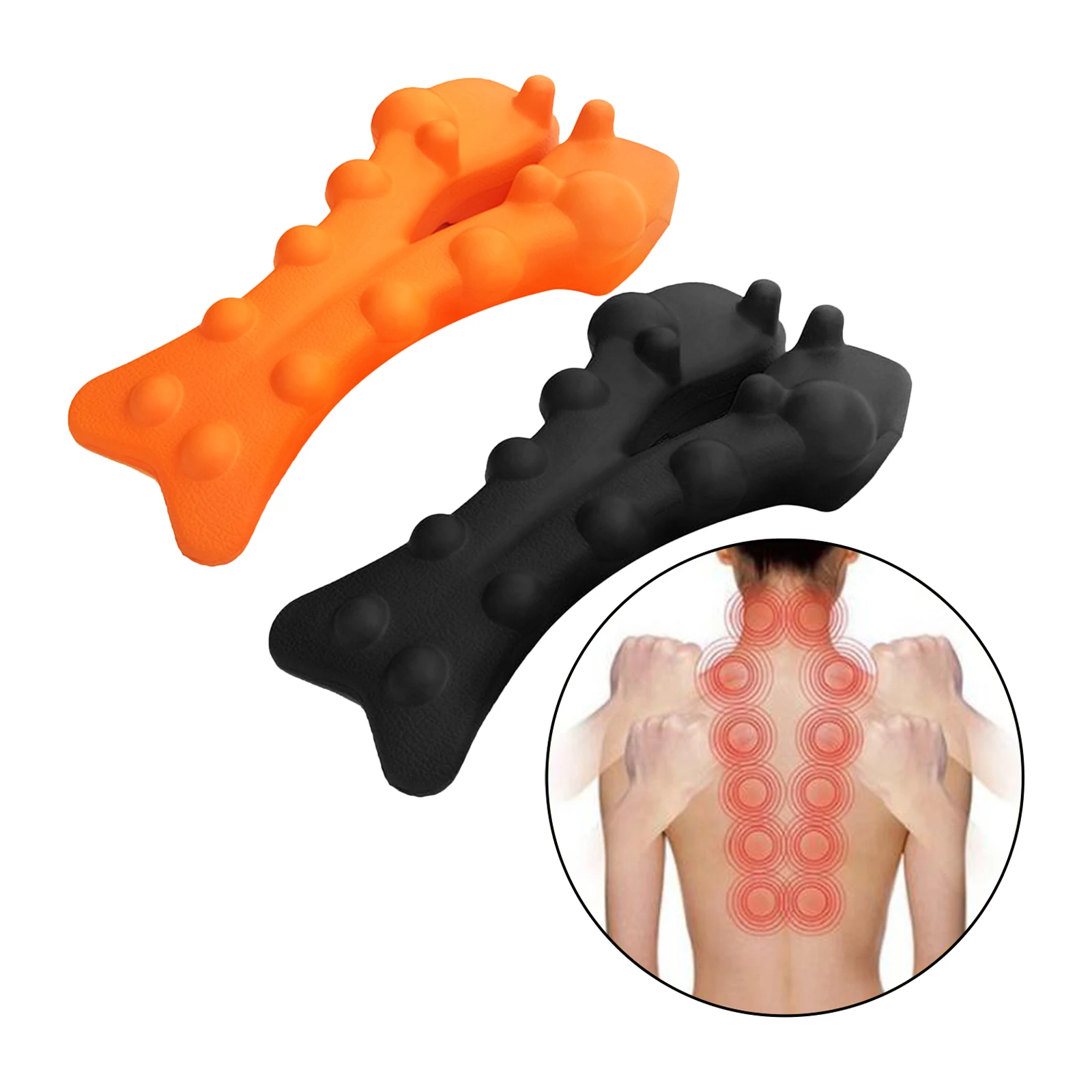 

Lumber Massage Pillow Lower Back Stretcher Tool Home Trainer Multi-Level