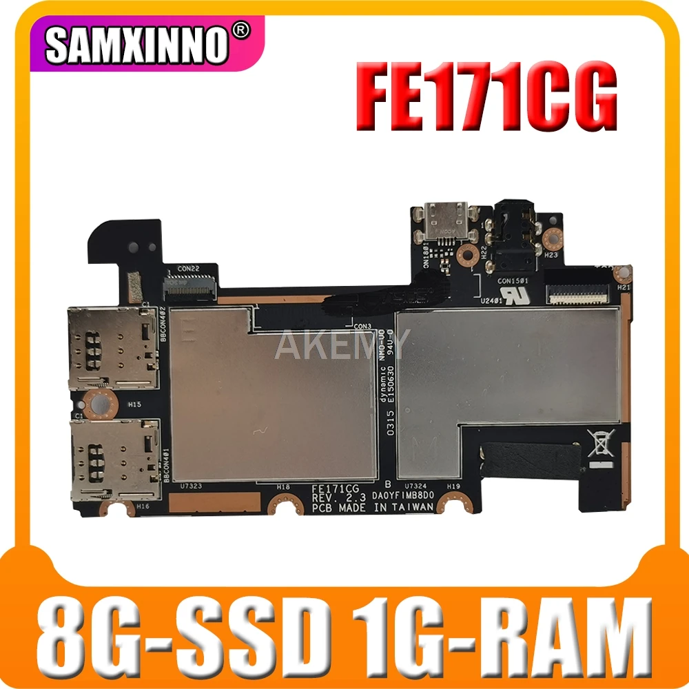 

Новинка! Оригинал для For Asus FE171CG FE171C планшеты материнская плата mianboard логическая плата W 8G-SSD 1G-RAM