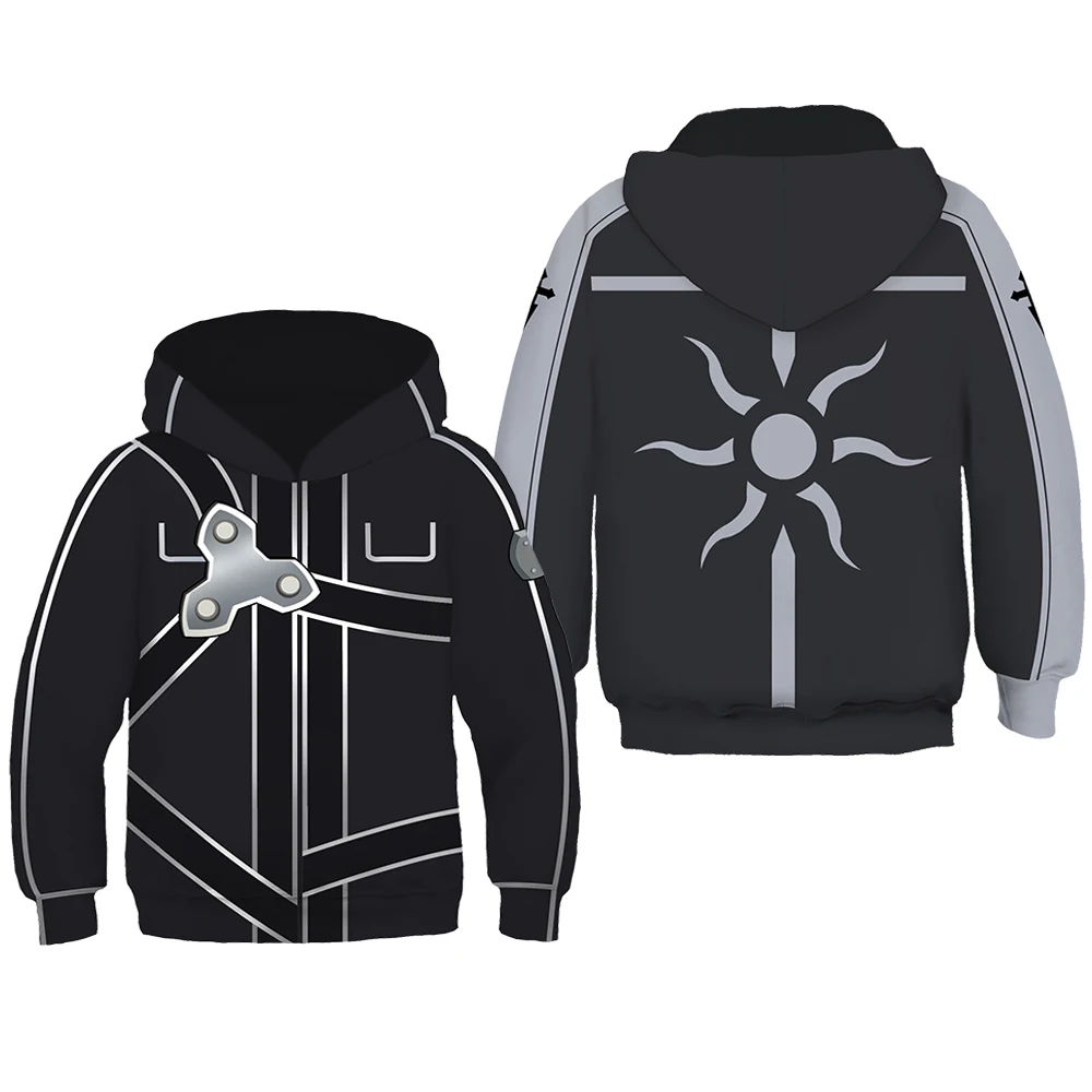 

2021 Children's Hoodie Sword Art Online 3D Print Hooded Casual Sweatshirt Boy Girl Hot Sale Anime Hoodies Sword Art Online