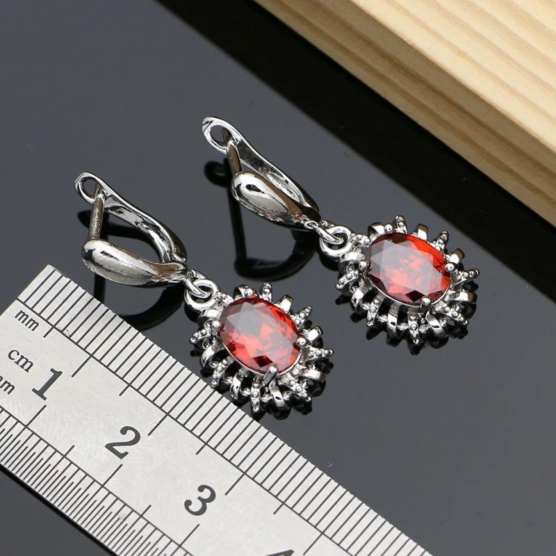 2020 925 серебряные Свадебные Ювелирные наборы для женщин драгоценных камней