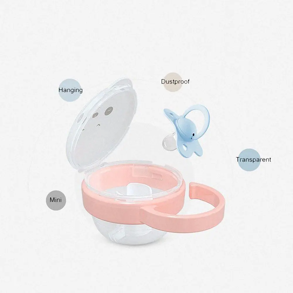 Прозрачные Портативные Детские пустышки контейнер для соски - Цена: 99,76 - 130,06 руб.