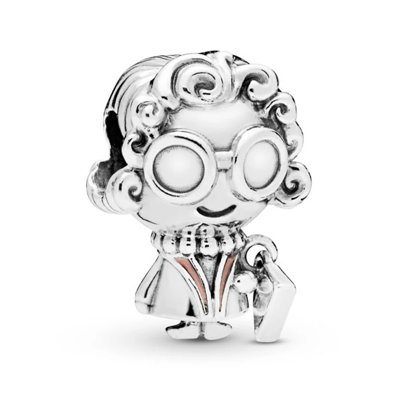 Buipoey 2pcs/lot Cartoon Character Animal Giant Panda Charm Unicorn Silver Color Pendant Fit DIY Bracelet Necklace Accessories - купить по