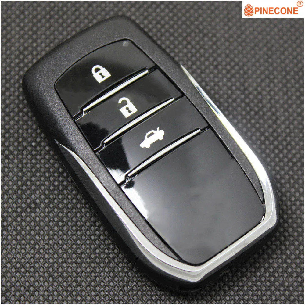 Шишка для TOYOTA CAMRY Корона Королла HIGHLANDER PRADO RAV4 ключ чехол 3 кнопки необработанное
