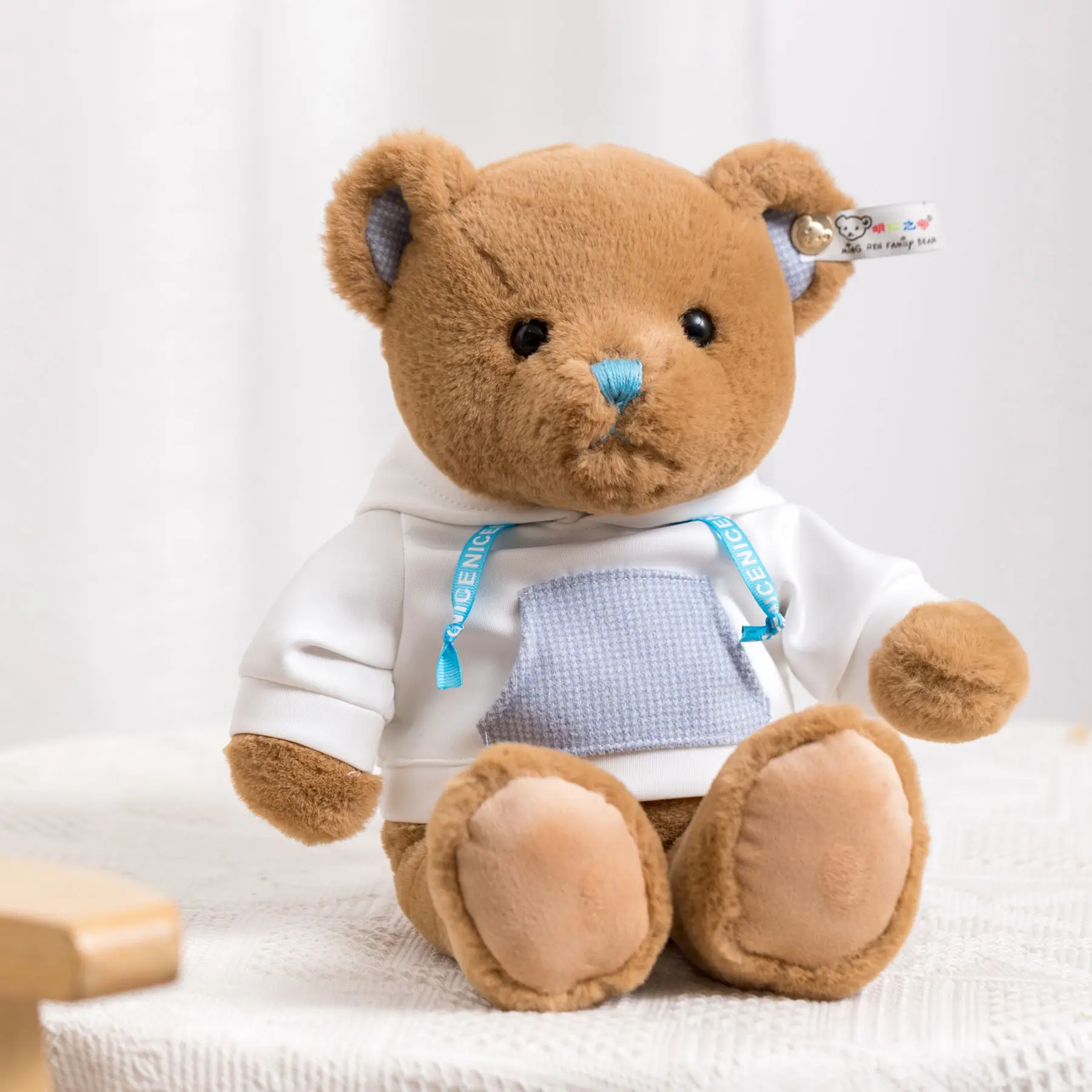 Милый новый плюшевый медведь плюшевые игрушки со свитером мягкие животные куклы