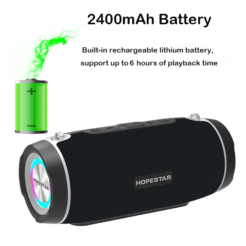 Уличная Водонепроницаемая Колонка HOPESTAR H45 портативная bluetooth-колонка 20 Вт высокая