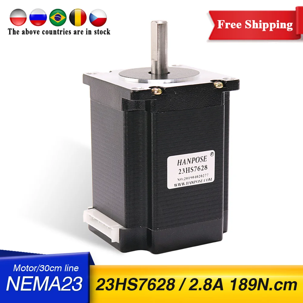 Бесплатная доставка Лидер продаж 1 шт. 2 фазный 4 проводной шаговый двигатель 189N.