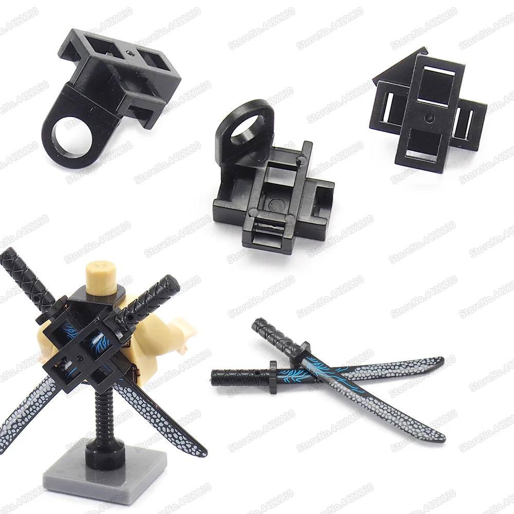 Фигурки с оружием набор мечей рама для строительных блоков оборудование Moc Warrior