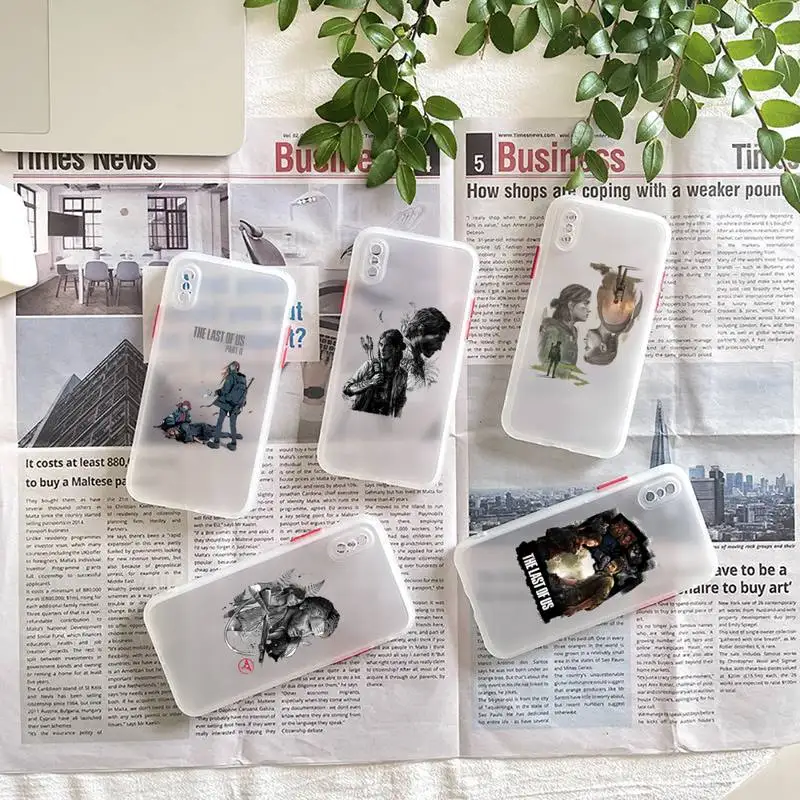 

The Last Of Us Part Phone Case matte transparent For iphone 7 8 11 12 plus mini x xs xr pro max cover