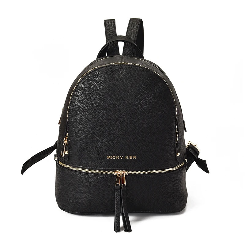

2019 New Mochila Escolar zipper Outer bag Decoration unisex casual Backpack Retro Schoolbags Travel Bags Teenagers Backpack bags