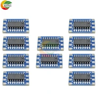 10pcslot serial port mini rs232 to ttl converter adapter module board max3232 115200bps dc 3 5v for arduino