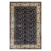 4x6 strip floral area rugs non slip floor mat hand knotted home silk carpet for bedroom indoor mats