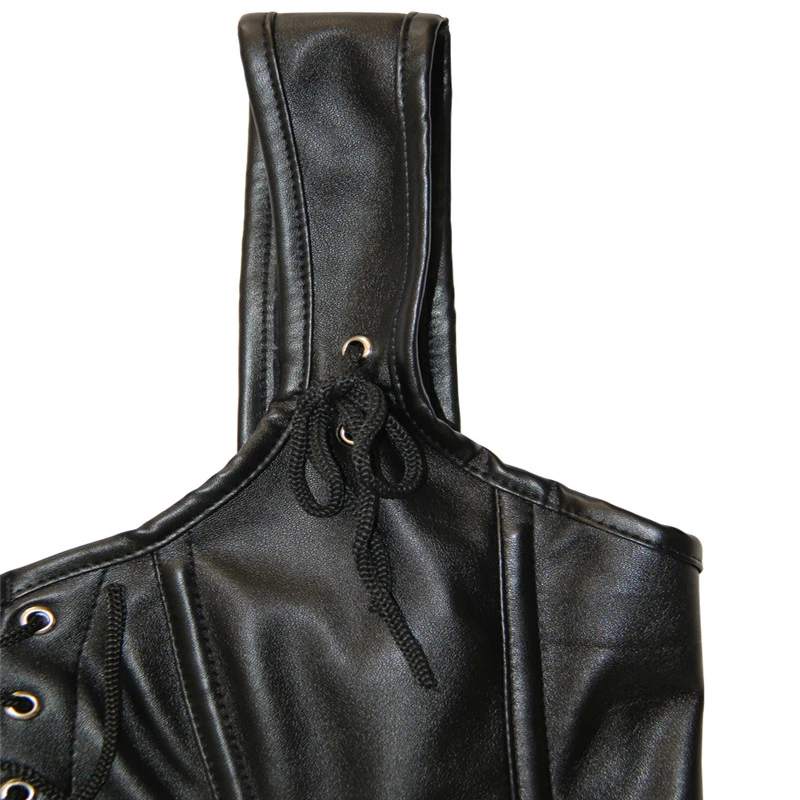 Корсет женский в готическом стиле пикантный кожаный корсет для вечеринки бюстье