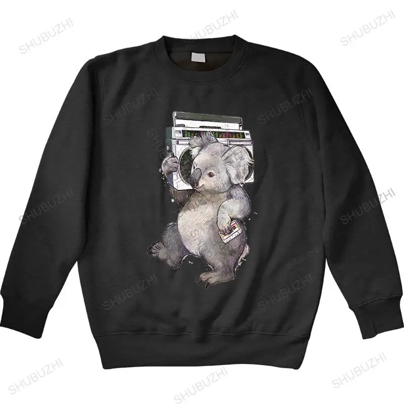 

Koala Music Funny sweatshirt Hip Hop Clothing long Sleeve Streetwear hoody 3d Print hoodie Men Clothes autumn New brand hoodies