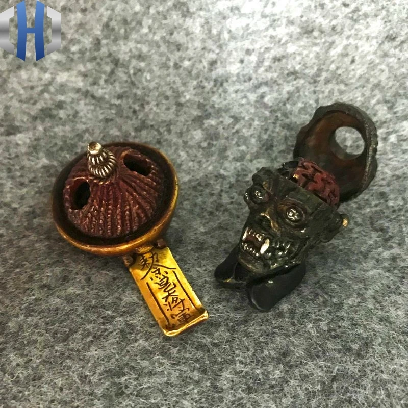 Большой общий нож Подвеска 925 Серебро Бронза креативный Ретро зомби личность DIY