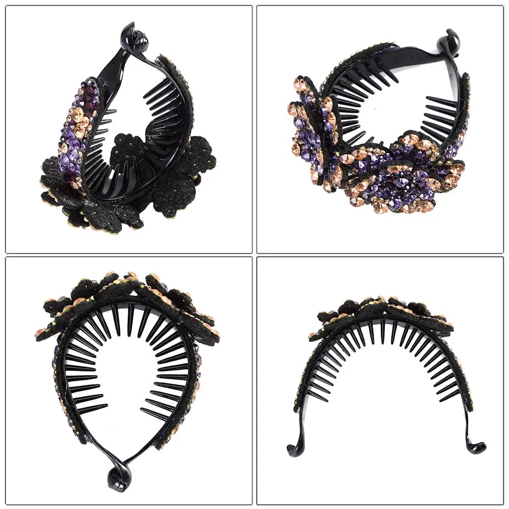 Заколка для волос Haimeikang женская с цветочным принтом |