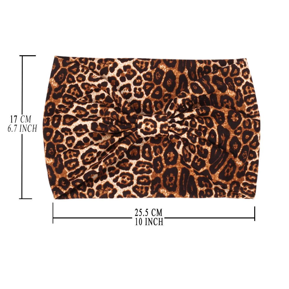 

Europe 2020 New Arrival Leopard Waist Wide Female Hairbands Headdress Temperament Sweat-absorbent Sports Tiger Pattern Headbands