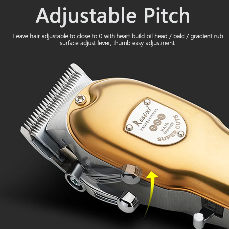Полностью металлический Набор для стрижки волос из нержавеющей стали 10 Вт USB