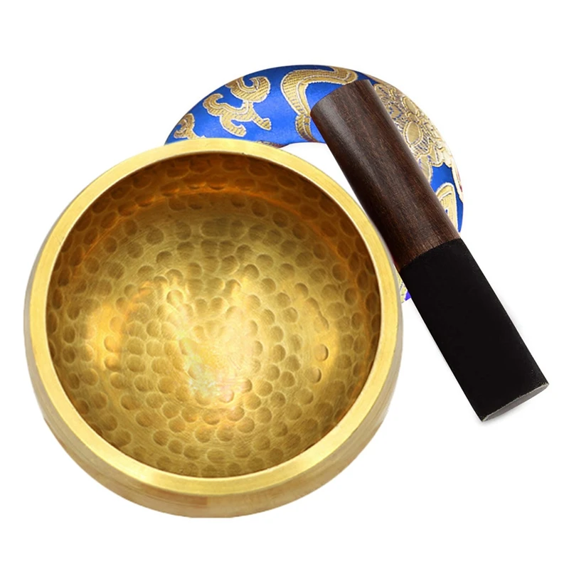 

Tibetan Singing Bowls Set New Dual End Striker&Cushion Handcrafted for Meditation Yoga Spiritual Healing Mindfulness