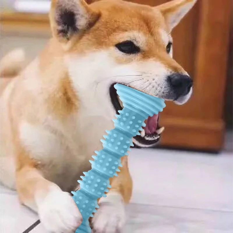 Молярная зубная щетка для домашних собак с гантелями дозатор корма животных