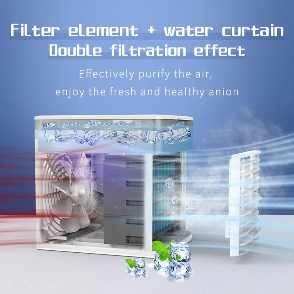 

Air Conditional Personal Adjustable Three Speeds Quiet Operation Lightweight Space Cooler Air Cooler