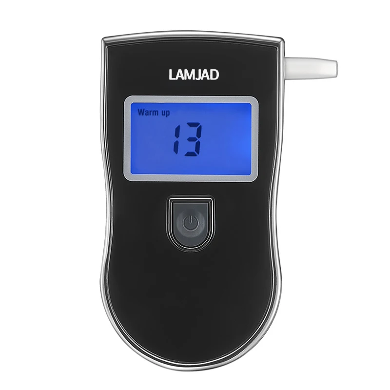 Цифровой алкотестер AT818 Автомобильный анализатор дыхания портативный