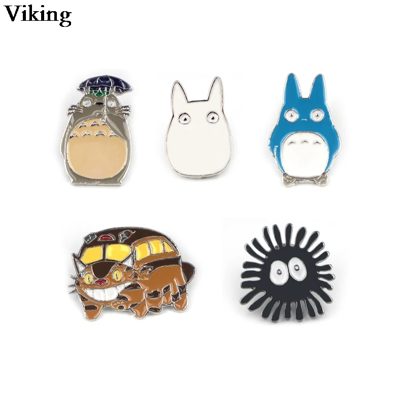 

1Pcs Badge Metal Lapel Pin Cute Enamel Brooches Hat Collar Pins Funny Brooch For Women Men G0420