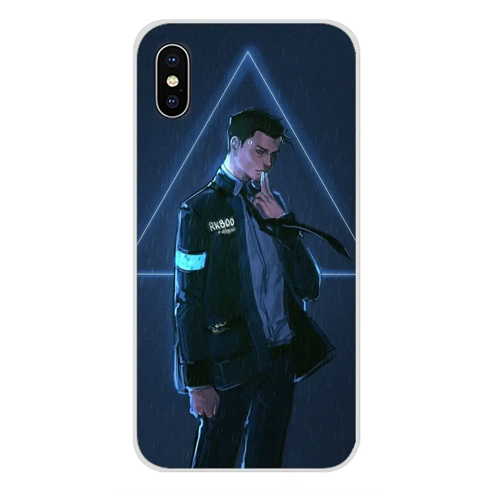 Прозрачный ТПУ чехол для Apple iPhone X XR XS 11Pro MAX 4S 5S 5C SE 6S 7 8 Plus ipod touch 5 6 Detroit Been Human RK800