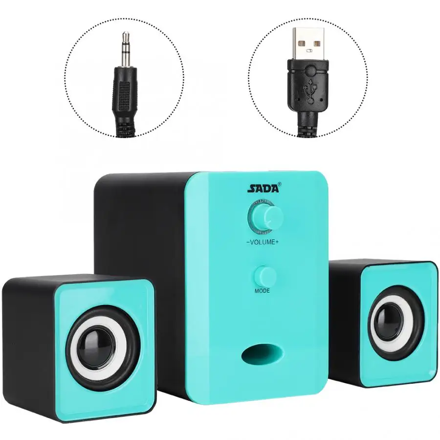SADA Mini USB Bluetooth колонка с усиленными басами для настольного компьютера ноутбука