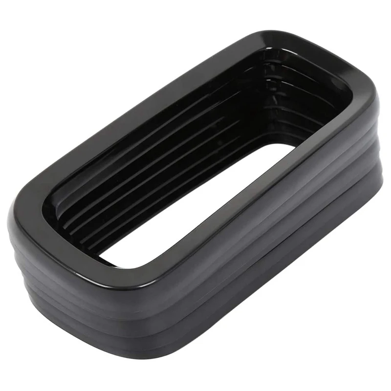 7 шт. яркий черный спереди вставки для радиаторной решетки липкий гриль рамка