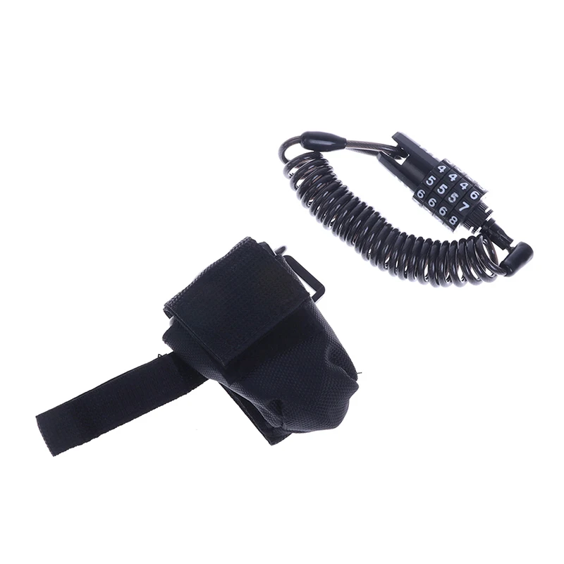 Велосипедный шлем Проволочная веревка кодовый замок портативный для