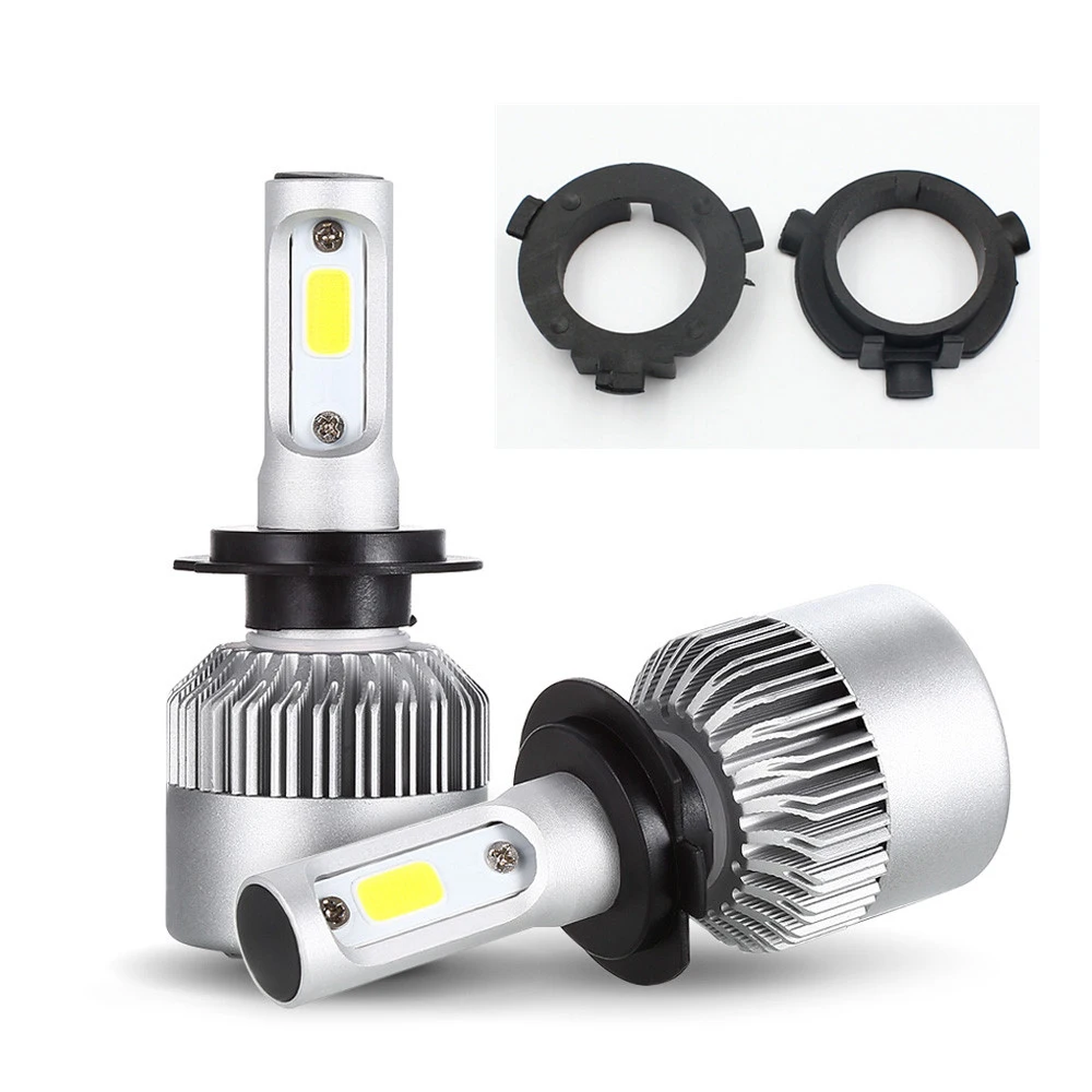 

H7 светодиодная фара для Hyundai Veloster i30 santa free со светодиодным адаптером держателя лампы H7 Для KIA K4 K5 Sorento светодиодный ная фара