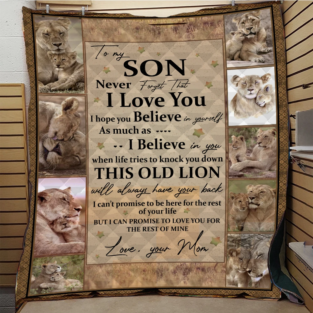 SOFTBATFY письма к сыну проявления любви Стёганое одеяло Одеяло для мягкая кровать